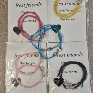 Best Friends Forever BFF karkötő - ékszer - karkötő - karkötő medállal - Meska.hu