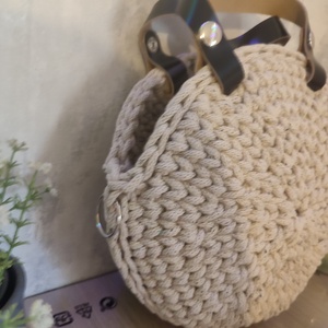 Leopard macaron - táska & tok - kézitáska & válltáska - belső rendező - Meska.hu