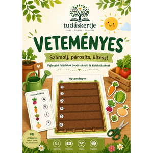 Veteményes fejlesztő feladatlap � Számolj, párosíts, ültess! - Meska.hu