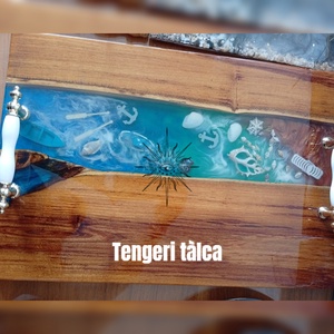 Tengeri tlca, Otthon & Életmód, Konyhafelszerelés, tálalás, Konyhai dekoráció, Konyhai dísz, Festett tárgyak, MESKA