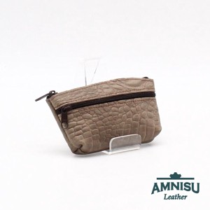 Barna krokkómintás kettő cipzáras kulcstartó B9008, Táska & Tok, Kulcstartó & Táskadísz, Kulcstartó, , MESKA