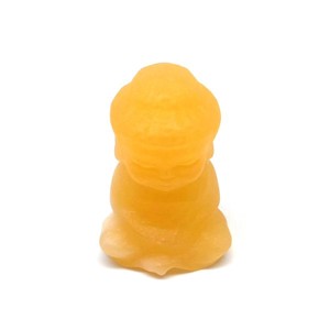Figura Kalcit narancs Buddha 4cm, Kellékek & szerszámok, Ásvány alapanyag, Ásvány figura, , MESKA