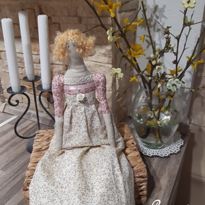 Baba, textil baba,Tilda baba  - otthon & életmód - dekoráció - dísztárgy - Meska.hu