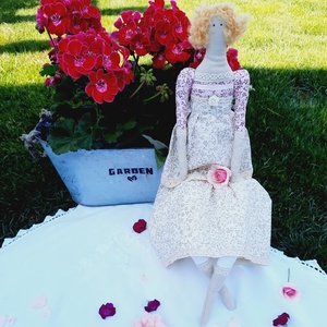 Baba, textil baba,Tilda baba  - otthon & életmód - dekoráció - dísztárgy - Meska.hu