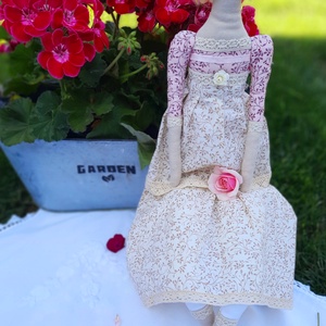 Baba, textil baba,Tilda baba  - otthon & életmód - dekoráció - dísztárgy - Meska.hu