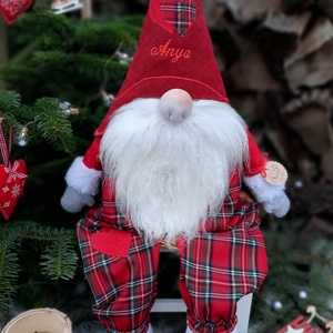 Enani óriás manó,karácsonyi manó, textil manó,  - karácsony - mikulás - mikulás ajándékok - Meska.hu