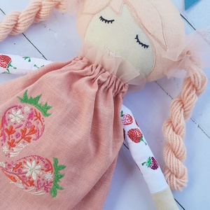 Baba,Textil baba, Játékbaba, Rongybaba, Szederke kézműves baba - játék & sport - baba & babaház - baba - Meska.hu