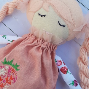 Baba,Textil baba, Játékbaba, Rongybaba, Szederke kézműves baba - játék & sport - baba & babaház - baba - Meska.hu