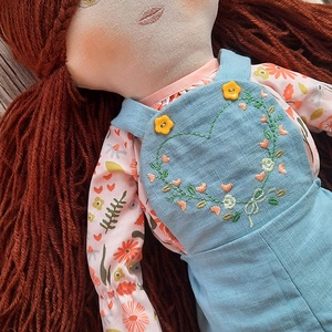 Baba,Textil baba, KÉSZLETRŐL!Enani Bori baba váltóruhával, 65cm-es XL-es Játékbaba, Rongybaba, Hajas baba - játék & sport - baba & babaház - öltöztethető baba - Meska.hu