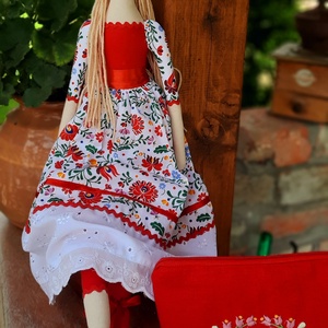 Textil baba,Tilda baba , Otthon & Lakás, Dekoráció, Dísztárgy, Varrás, Meska