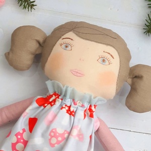 Baba,Textil baba,Textil hajú Csepke baba 0-3 éves korig, Játékbaba, Rongybaba, - játék & sport - baba & babaház - öltöztethető baba - Meska.hu