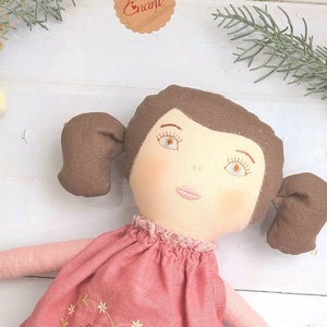 Baba,Textil baba,Textil hajú Csepke baba 0-3 éves korig, Játékbaba, Rongybaba, - játék & sport - baba & babaház - öltöztethető baba - Meska.hu