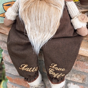 Enani manó ,óriás kávé manó, textil manó,  - otthon & életmód - dekoráció - manók - Meska.hu