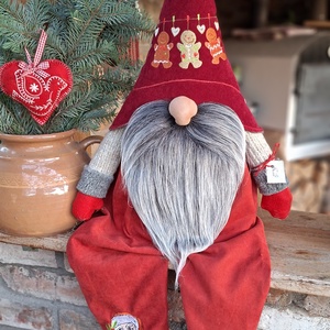 Enani manó ,advent váró óriás manó, Otthon & Életmód, Dekoráció, Manók, Varrás, MESKA