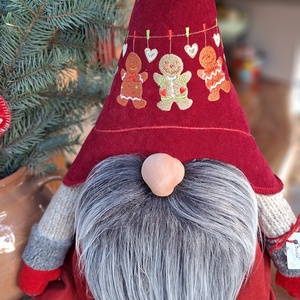 Enani manó ,advent váró óriás manó - otthon & életmód - dekoráció - manók - Meska.hu