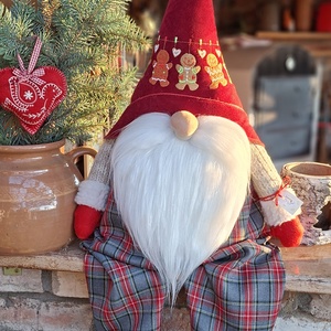 Enani manó ,advent váró óriás manó - otthon & életmód - dekoráció - manók - Meska.hu