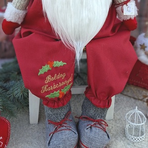 Enani manó ,advent váró óriás manó - otthon & életmód - dekoráció - manók - Meska.hu