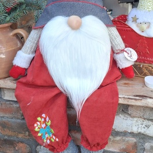 Enani manó ,advent váró óriás manó - otthon & életmód - dekoráció - manók - Meska.hu