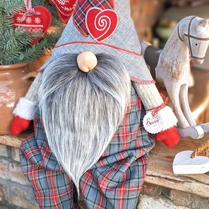 Enani manó ,advent váró óriás manó - otthon & életmód - dekoráció - manók - Meska.hu