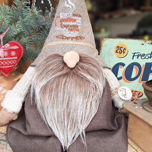 Enani manó ,óriás kávé manó, textil manó,  - otthon & életmód - dekoráció - manók - Meska.hu