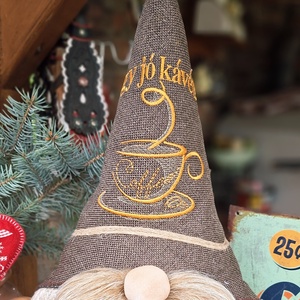 Enani manó ,óriás kávé manó, textil manó,  - otthon & életmód - dekoráció - manók - Meska.hu