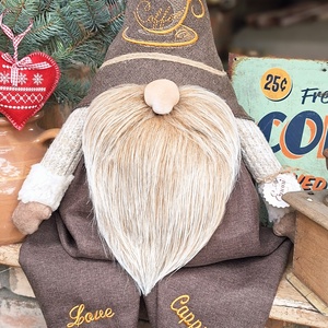 Enani manó ,óriás kávé manó, textil manó,  - otthon & életmód - dekoráció - manók - Meska.hu