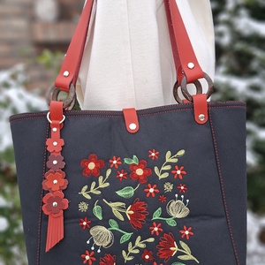 Táska.Enani shopper - táska & tok - kézitáska & válltáska - vállon átvethető táska - Meska.hu