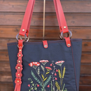 Táska.Enani shopper, nagy mméretű neszeszer, vagy laptop tartó - táska & tok - kézitáska & válltáska - vállon átvethető táska - Meska.hu