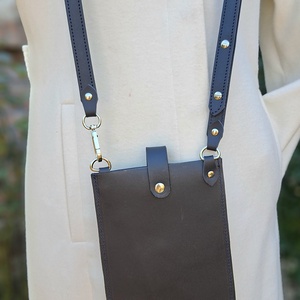 Bőr kistáska/telefontáska - táska & tok - pénztárca & más tok - telefontok - Meska.hu