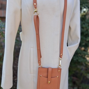 Bőr kistáska/telefontáska - táska & tok - pénztárca & más tok - telefontok - Meska.hu