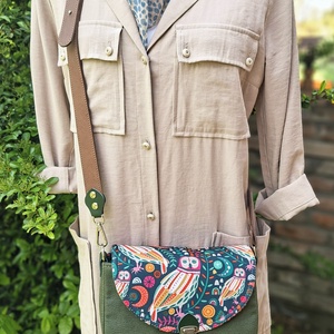 Crossbody, Enani táska, vállon átvethető kistáska., Táska & Tok, Kézitáska & válltáska, Vállon átvethető táska, Varrás, MESKA