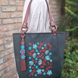Enani shopper, óriás neszeszer,bőr szemüvegtok - táska & tok - kézitáska & válltáska - vállon átvethető táska - Meska.hu