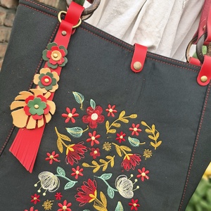 Táska.Enani shopper - táska & tok - kézitáska & válltáska - vállon átvethető táska - Meska.hu