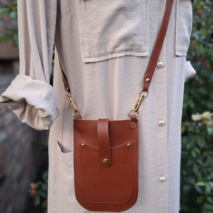 Telefontáska, telefoncrossbody, Táska & Tok, Pénztárca & Más tok, Telefontok, Bőrművesség, Varrás, MESKA