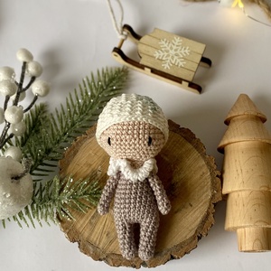 Mistral  horgolt téli baba / handmade winter doll (kesz termek) - játék & sport - baba & babaház - baba - Meska.hu