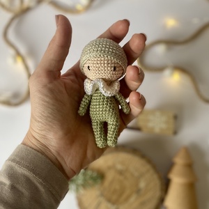 Zsálya  horgolt téli baba / handmade winter doll (kesztermek) - játék & sport - baba & babaház - baba - Meska.hu