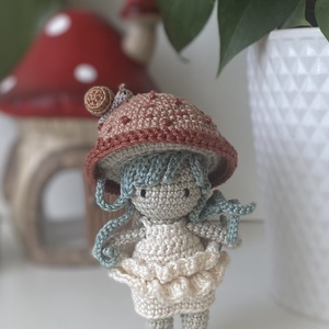 Moha, az őszi erdő gombalánya - játék & sport - baba & babaház - baba - Meska.hu