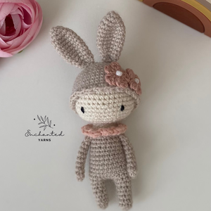 Hanna, a horgolt nyuszibaba, Játék & Sport, Baba & babaház, Baba, Horgolás, Hímzés, MESKA