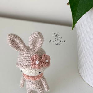 Hanna, a horgolt nyuszibaba - játék & sport - baba & babaház - baba - Meska.hu