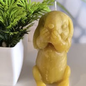 Cuki nyuszi - esküvő - dekoráció - gyertya & gyertyatartó - Meska.hu