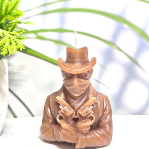Cowboy gyertya, Otthon & Életmód, Gyertya, illat, aroma, Gyertya, Gyertya-, mécseskészítés, MESKA