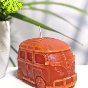 Volkswagen T1 kisbusz gyertya, Otthon & Életmód, Gyertya, illat, aroma, Gyertya, Gyertya-, mécseskészítés, MESKA