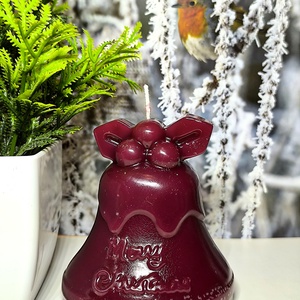 Karácsonyi Harang gyertya  Harangszó és gyertyaláng - otthon & életmód - gyertya, illat, aroma - gyertya - Meska.hu