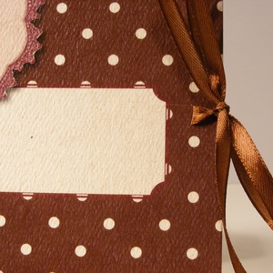 Receptgyűjtő, üres recepteskönyv süteményekhez, süteményes könyv, pöttyös, spirálozott -  - Meska.hu