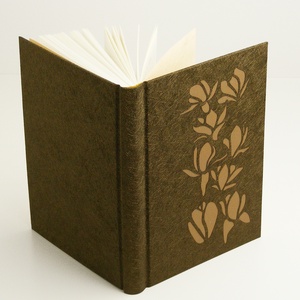 Határidőnapló 2019-re, napló, 2019-es naptár, csillogó óarany, áttört borítóval -  - Meska.hu