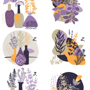 Névvel is kérhető levendulás spirálfüzet kemény borítóval, spirálozott notesz narancssárga gumival, háromféle motívummal - otthon & életmód - papír, írószer - jegyzetfüzet & napló - Meska.hu