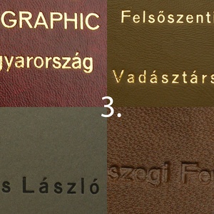 Aranyozáshoz (vaknyomáshoz) választható betűtípusok - 3+1 - otthon & életmód - papír, írószer - naptár & tervező - Meska.hu