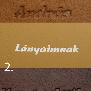 Aranyozáshoz (vaknyomáshoz) választható betűtípusok - 3+1 - otthon & életmód - papír, írószer - naptár & tervező - Meska.hu