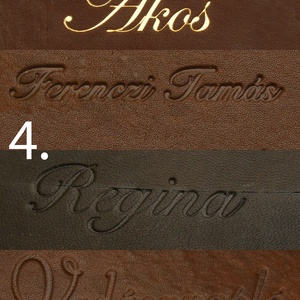 Aranyozáshoz (vaknyomáshoz) választható betűtípusok - 3+1 - otthon & életmód - papír, írószer - naptár & tervező - Meska.hu