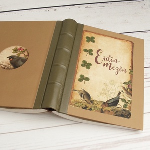 Egyedi felirattal rendelhető erdésznapló, napló természetjáróknak, kirándulóknak, erdőjáróknak. Régies, vintage képekkel, Otthon & Életmód, Papír, írószer, Jegyzetfüzet & Napló, Könyvkötés, Papírművészet, MESKA
